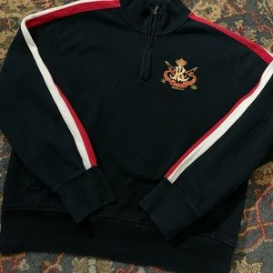 Vintage polo quarter zip
